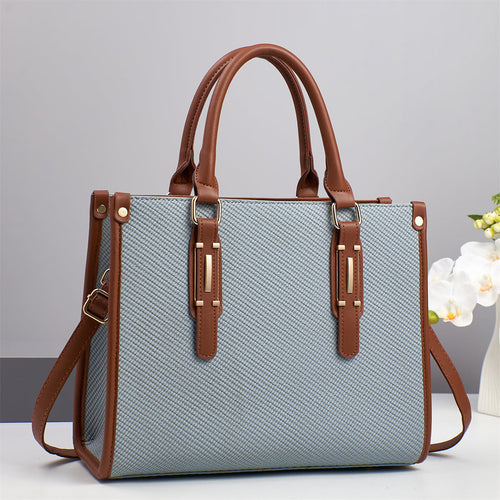 Exquisite Luxury Designer Bag - Women's Tote Shoulder Bags High Quality PU Leather Nylon Lining Open Closure Chain Stylish Trendy